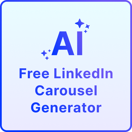 Free AI LinkedIn Carousel Generator, Create LinkedIn Carousel Posts Online Free AI LinkedIn Carousel Generator, Create LinkedIn Carousel Posts Online